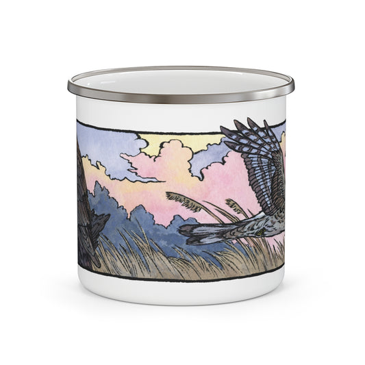 Northern Harrier Enamel Camping Mug
