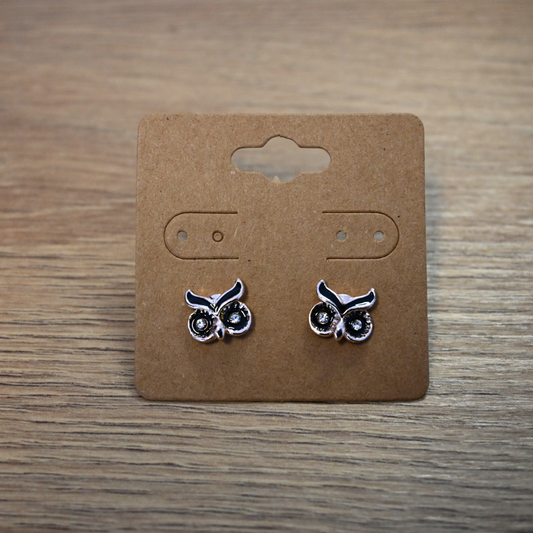 Colorful Owl Studs