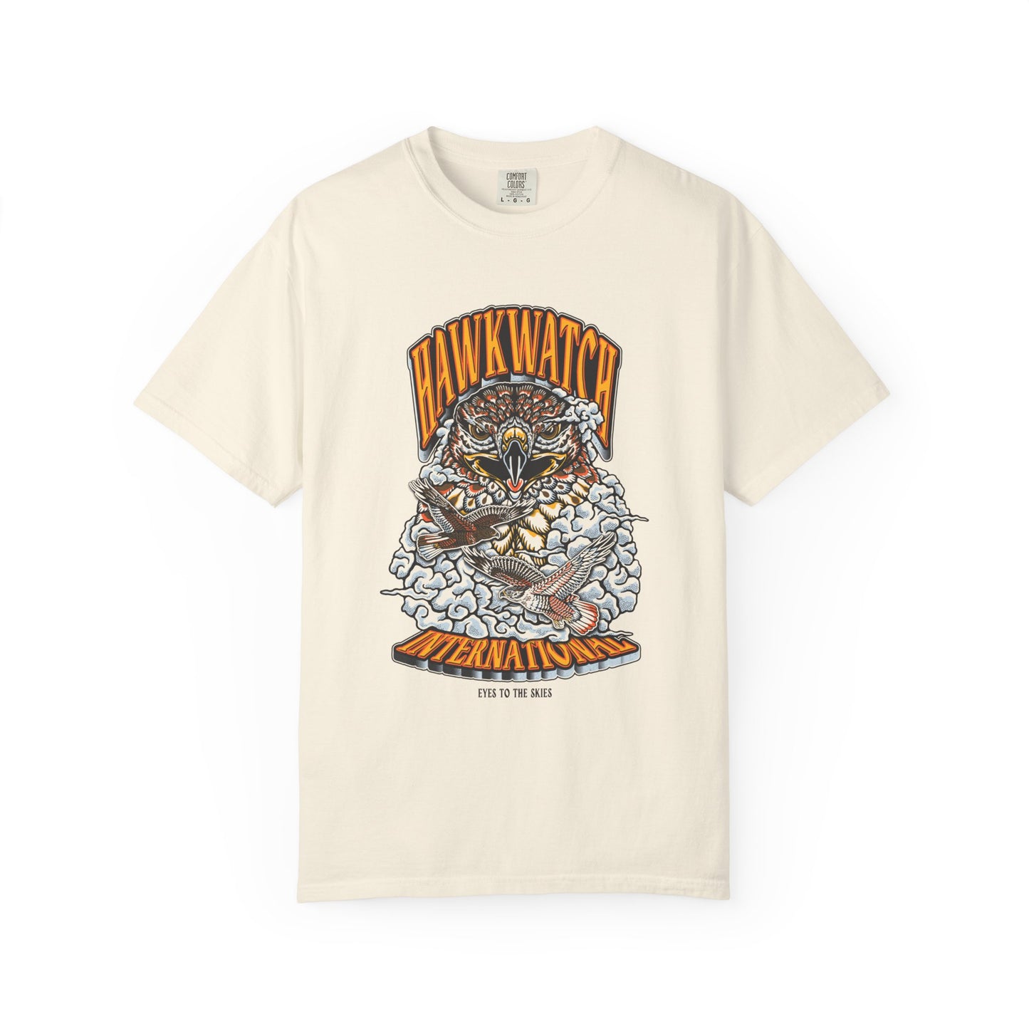 Ferruginous Hawk Tee in Ivory