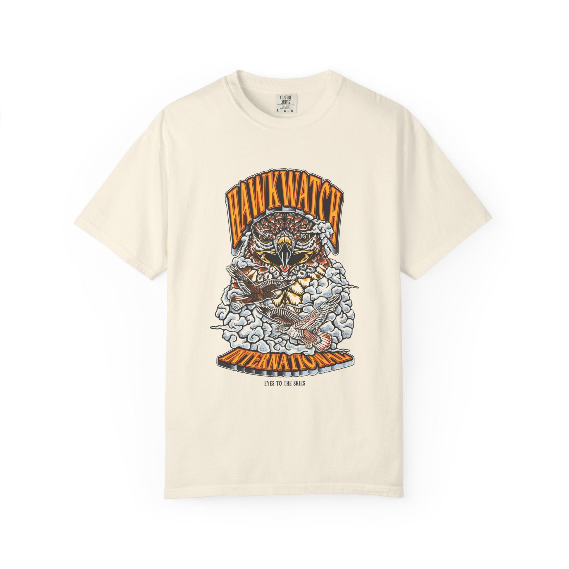 Ferruginous Hawk Tee in Ivory