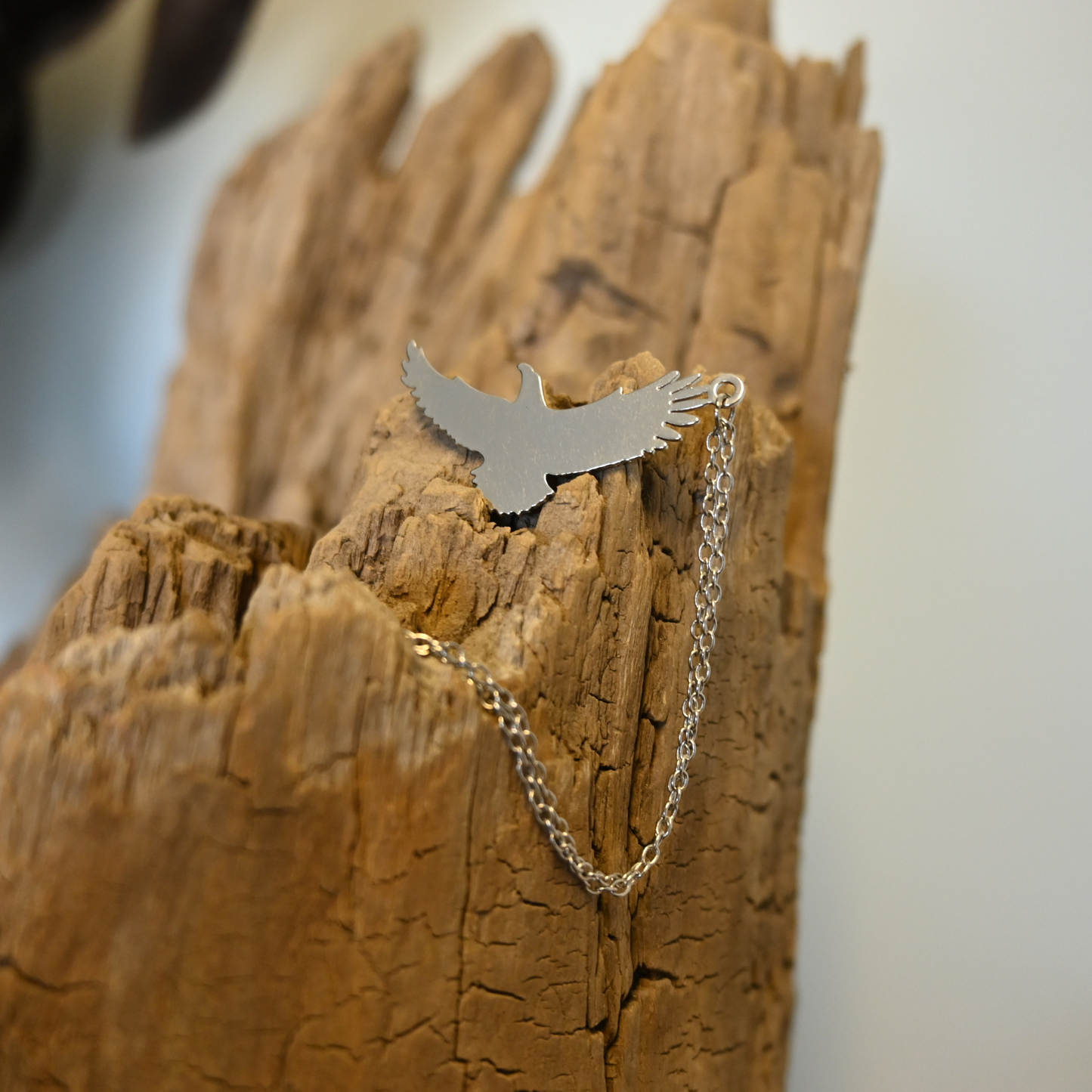 Raptor Silhouette Necklace