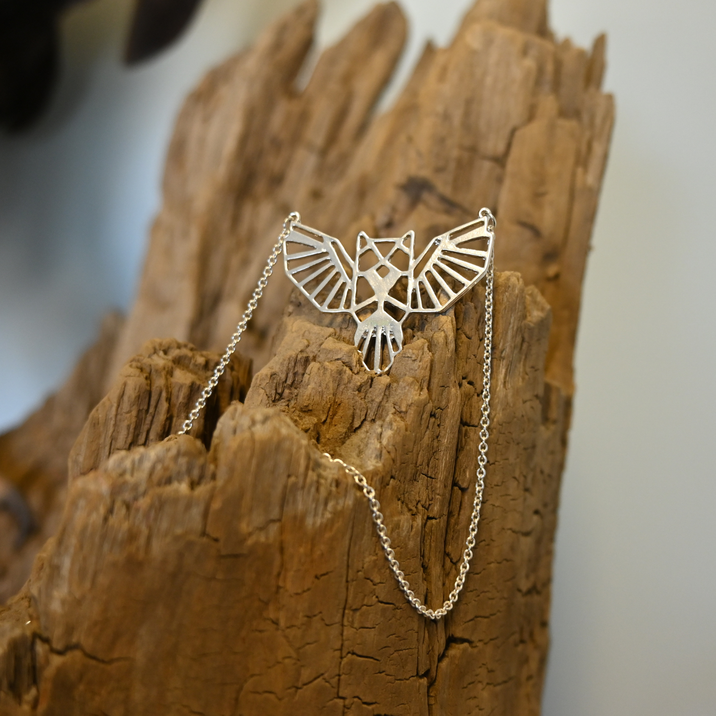 Cutout Owl Necklace