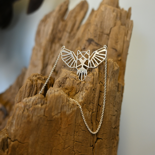 Cutout Owl Necklace